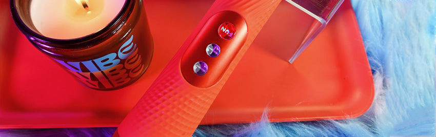 Sunrise Orange VIM Vibrating Wand by Fun Factory