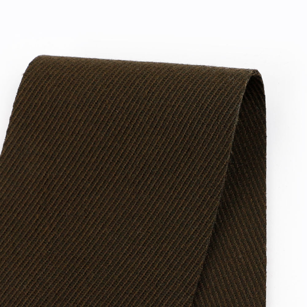 Wool / Cotton Gabardine Coating - Undergrowth