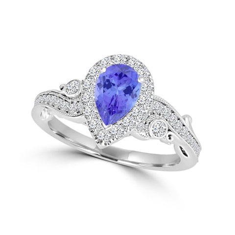 tanzanite cocktail rings