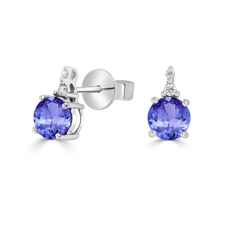 tanzanite earrings