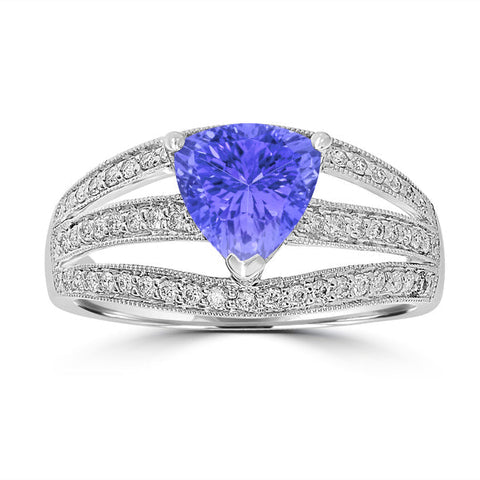  tanzanite and diamond rings