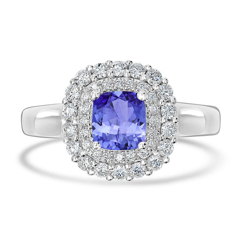 tanzanite diamond rings