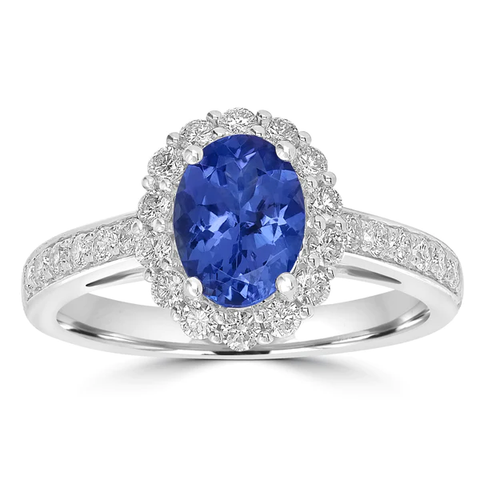 Oval Tanzanite Ring 