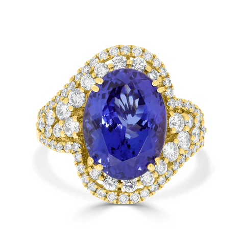 Oval Tanzanite Ring 