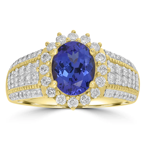 Oval Tanzanite Ring 