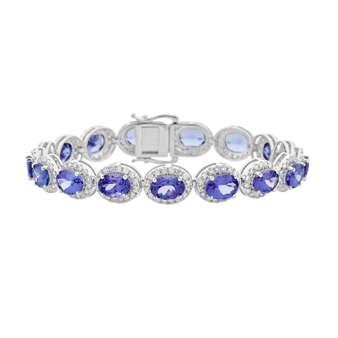 Oval Tanzanite Bracelet 