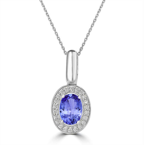 tanzanite necklace