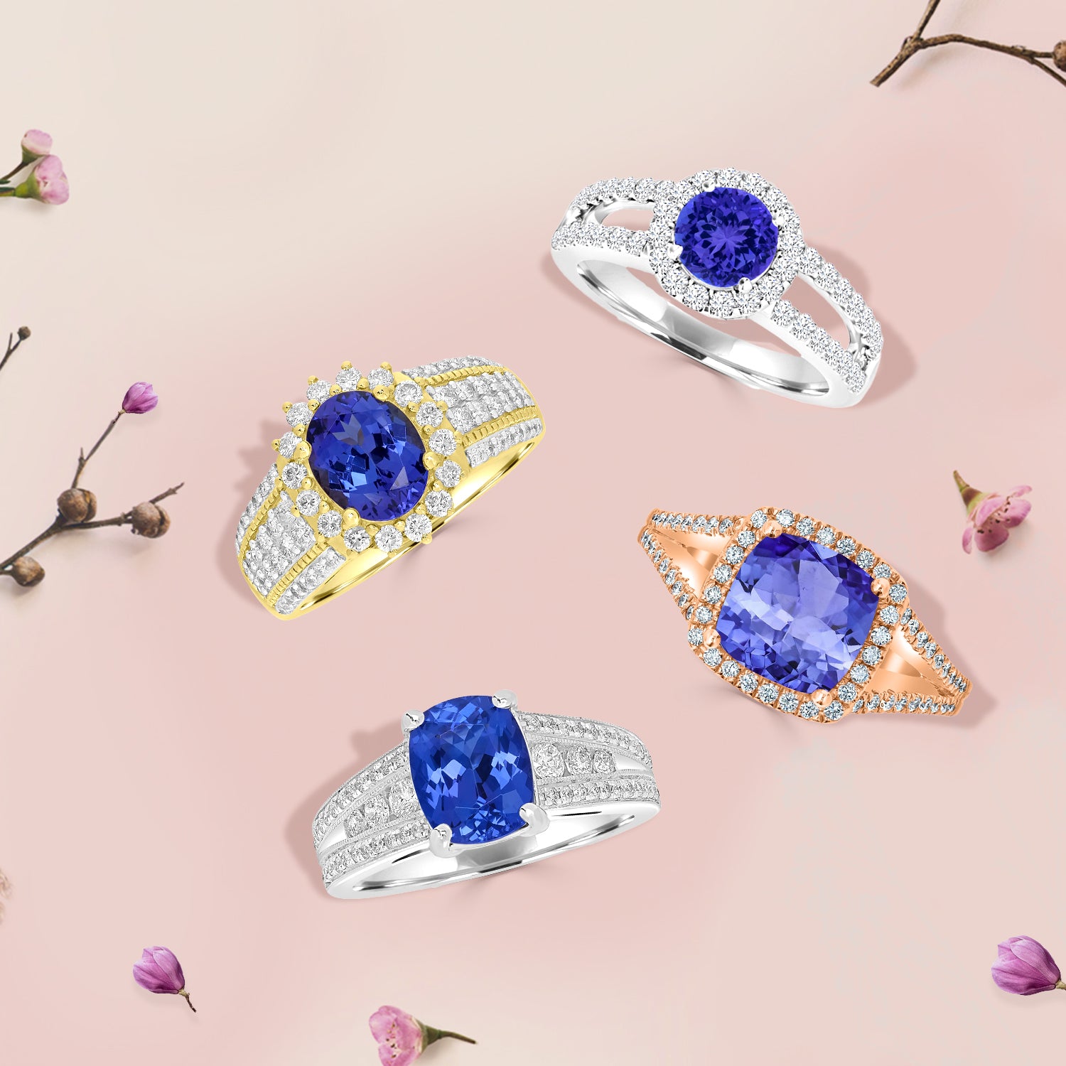 Steal the spotlight with these 3 tanzanite rings