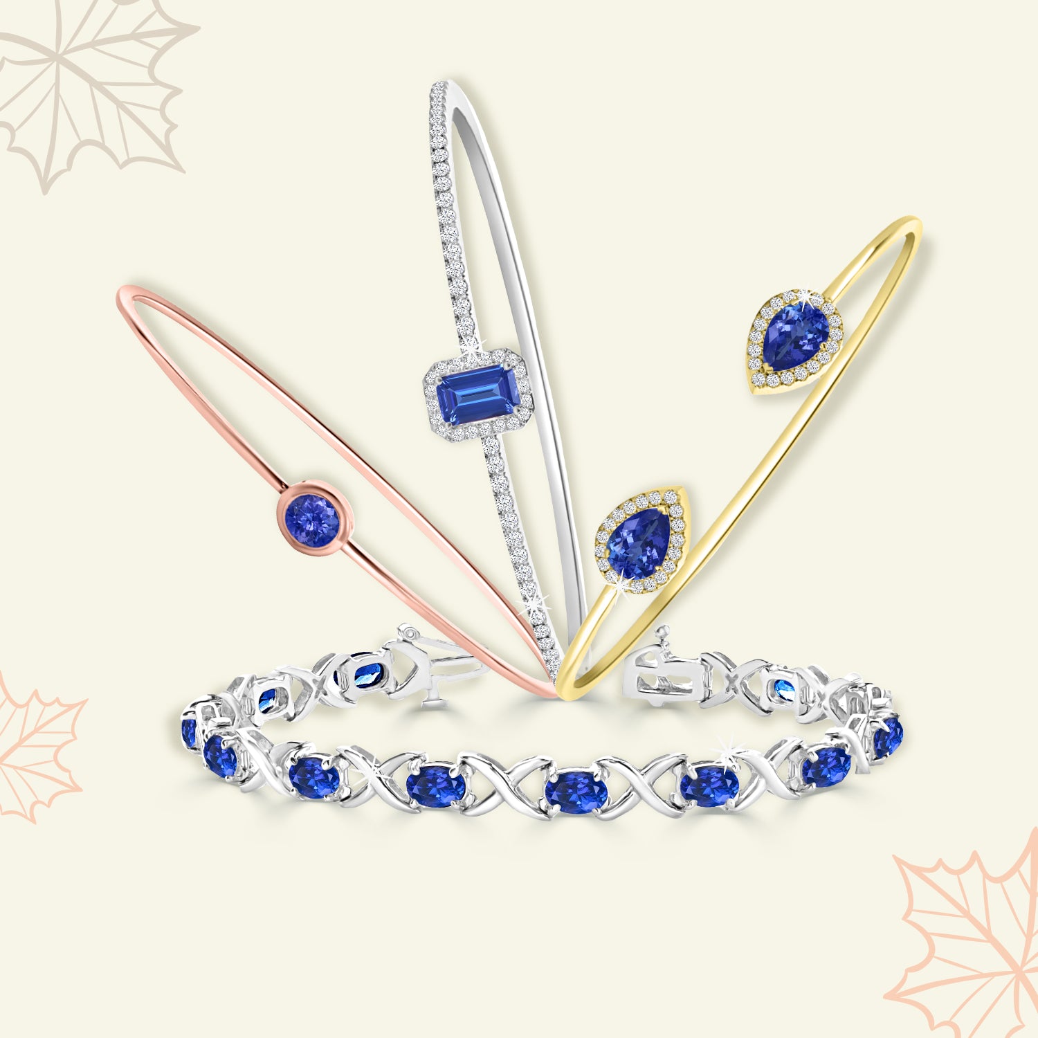 tanzanite bracelets