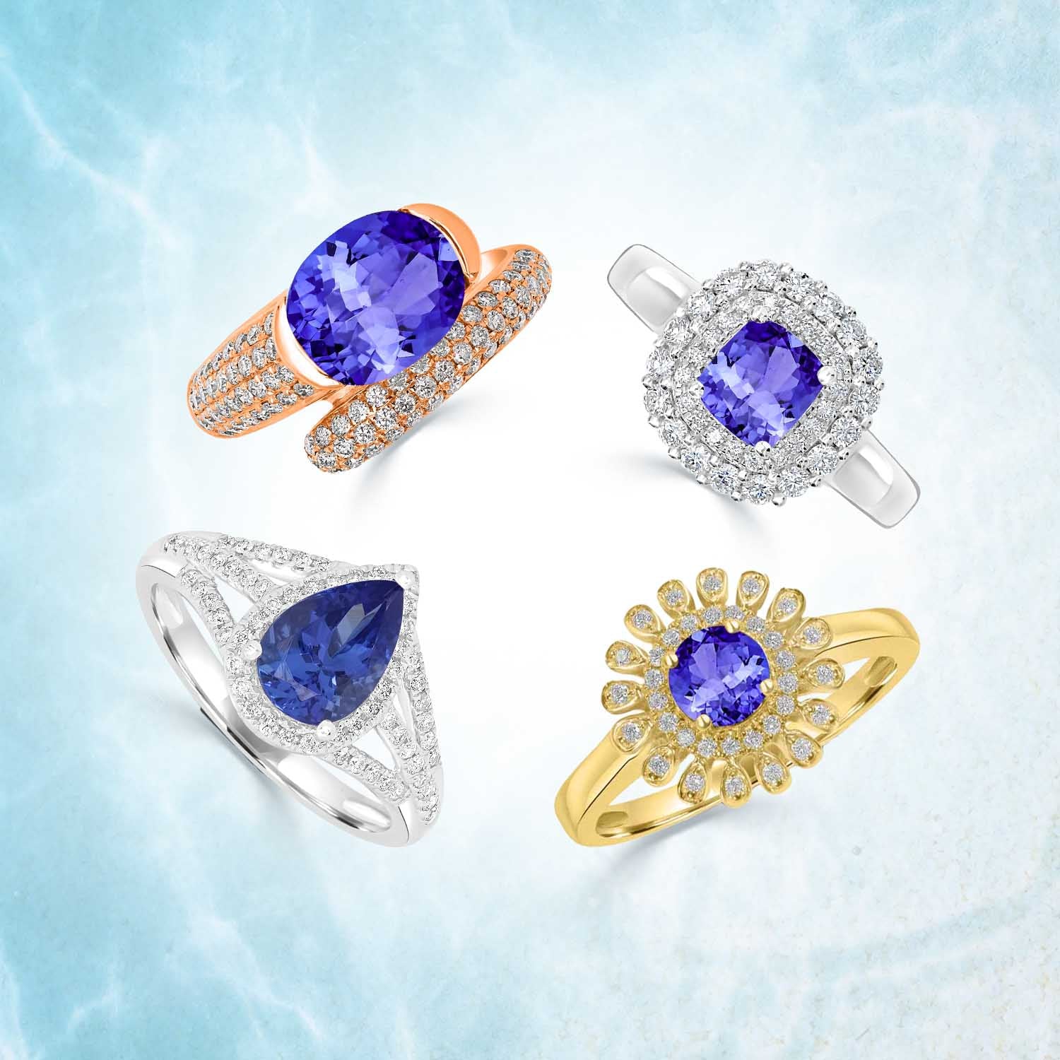 Elegance at Your Fingertips: Explore Our Tanzanite Ring Collection