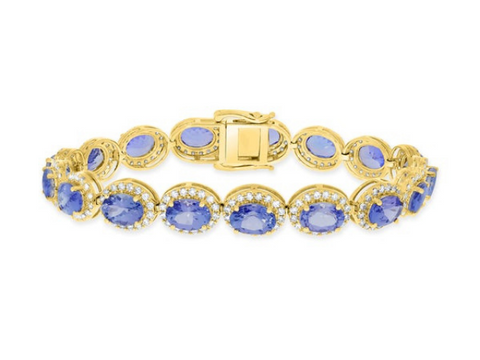 Natural Tanzanite Bracelet