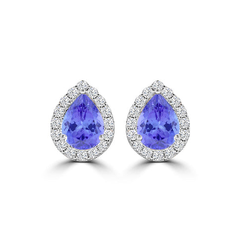 tanzanite earrings