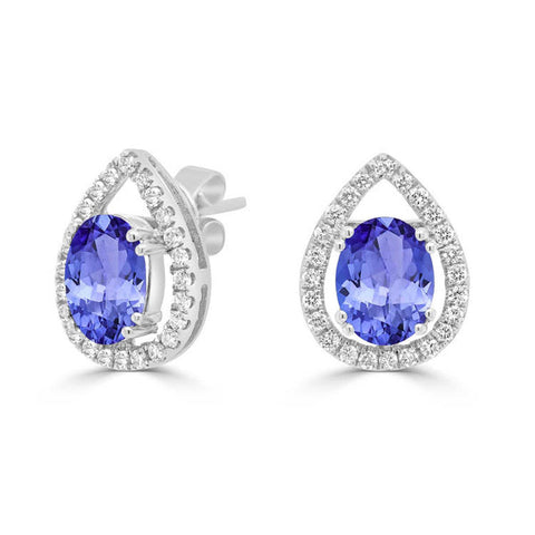 tanzanite earrings