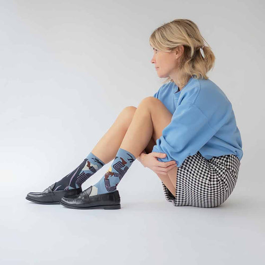 Bonne Maison Dark Dancer Socks - Women - re-souL