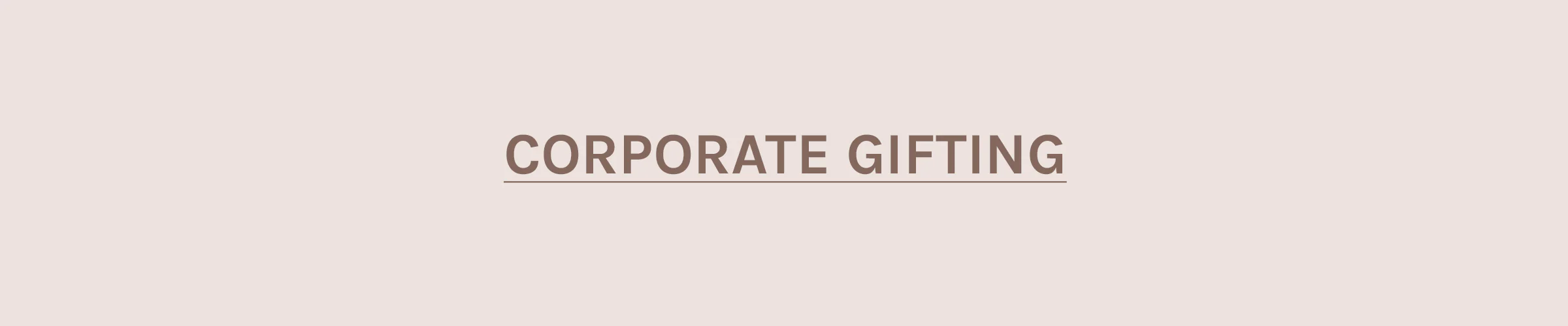 corportate gifting banner