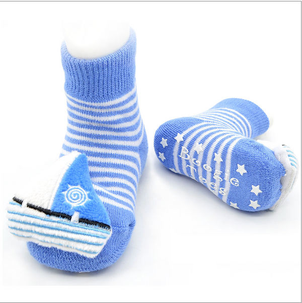 Sailboat Boogie Toes Rattle Socks 1-2Y*
