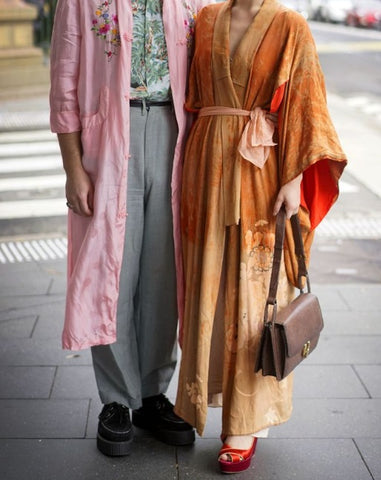 Ensemble pantalon kimono femme haut en satin décontracté avec