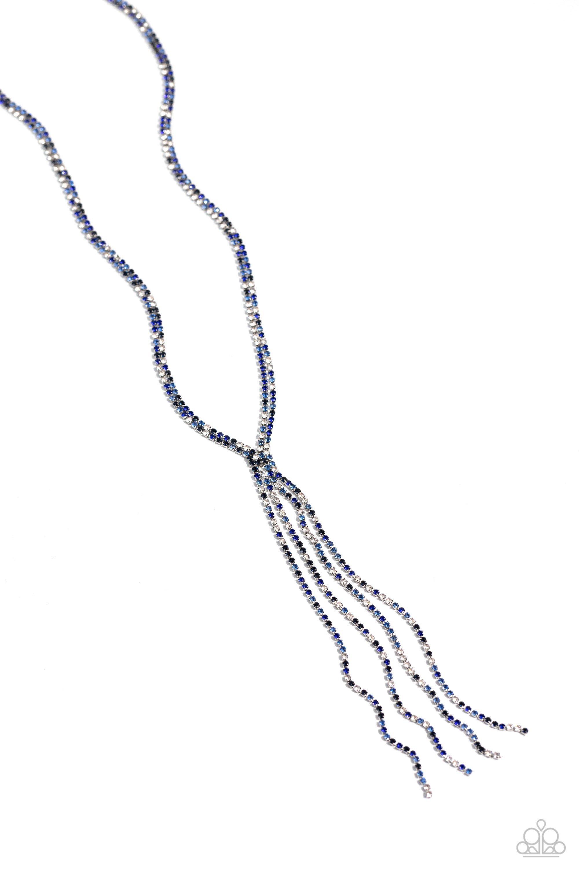 Paparazzi Accessories | Jazz STRANDS - Blue| Long Necklace | Sparkle with Missylee