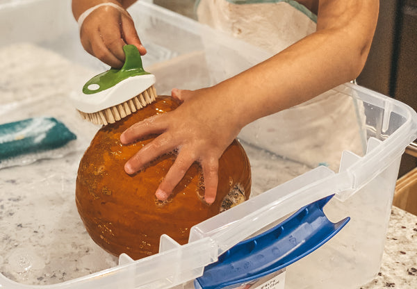 Cleaning Pumpkin