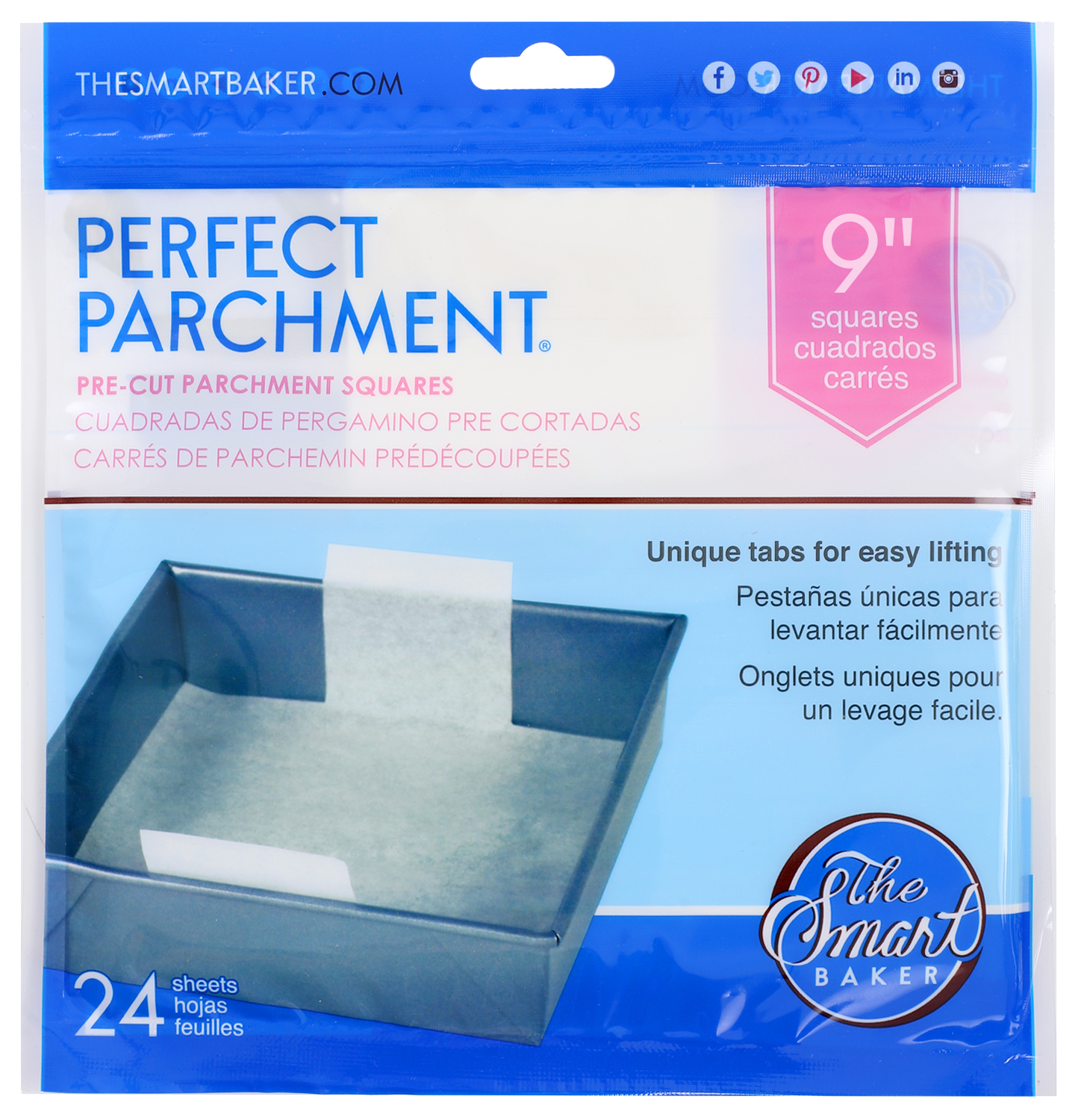 The Smart Baker  As seen on Shark Tank - Precut Baking Parchment, Cupcake  Stands & more