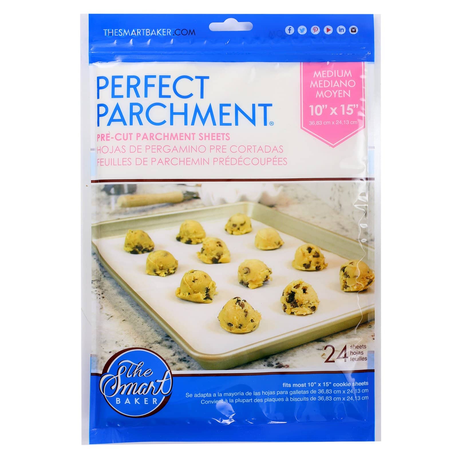 Baking & Cooking Paper Sheets / Pre-Cut Parchment Paper, 10x10 Inches (Pack  of 250 Sheets)