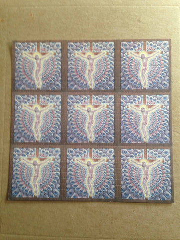 Alex Grey Purple Jesus Blotter Art