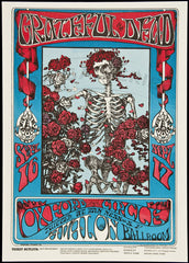 Grateful Dead Skull and Roses Stanley Mouse Alton Kelley Avalon Poster