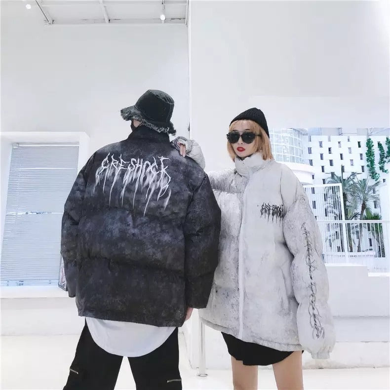 Graffiti Splash Puffer Jacket – COLDLINE CLOTHING