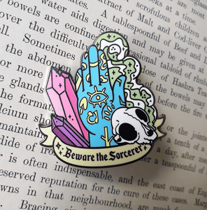 Beware The Sorcerer Enamel Pin
