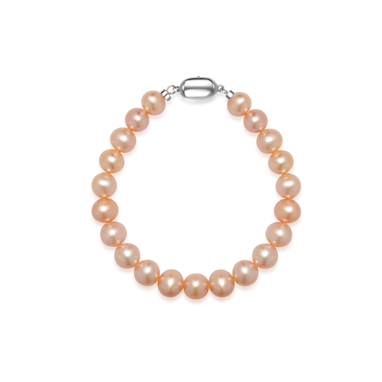 pink freshwater pearl bracelet