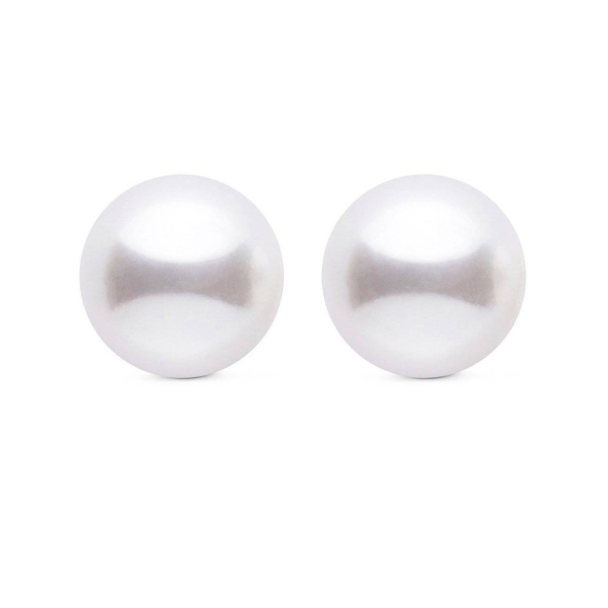 cultured pearl earrings sterling silver