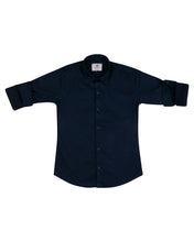 Load image into Gallery viewer, Boys Fashion Blue Printed Shirt
