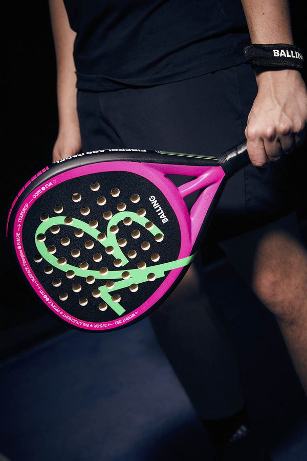 Aerial Teardrop Padel Racket