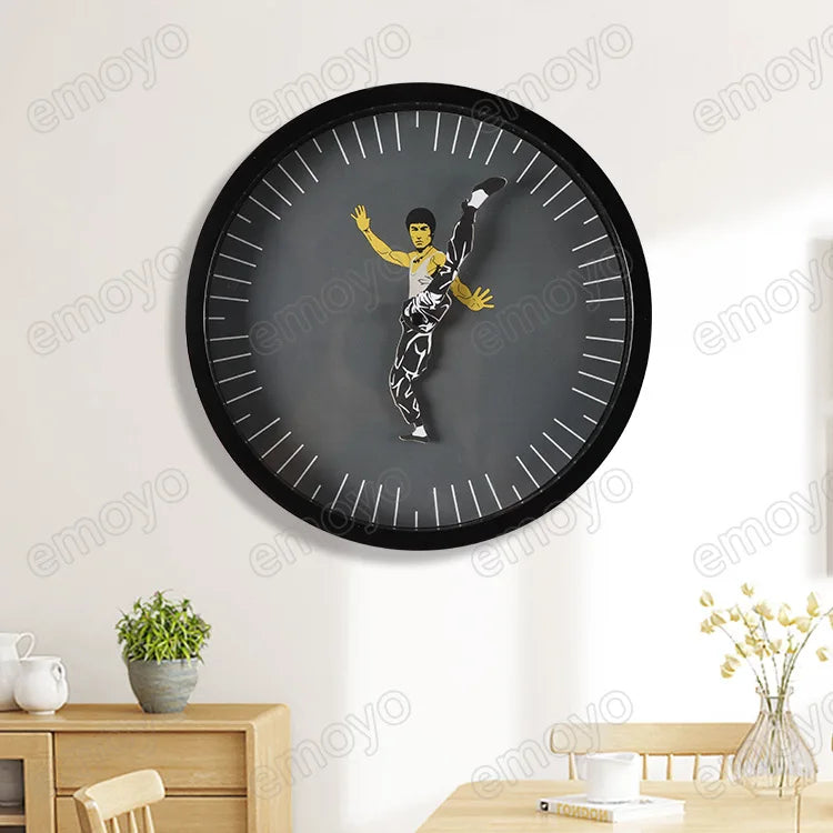 Kung Fu Wall Clock