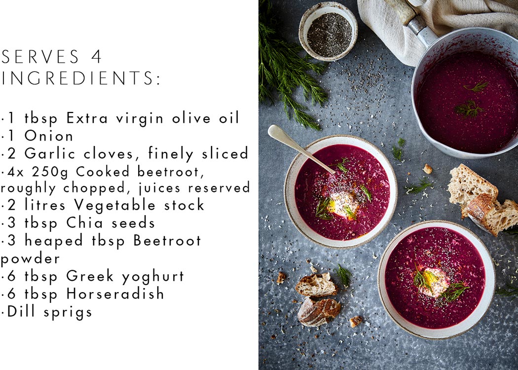 Beetroot and Chia Soup Recipe