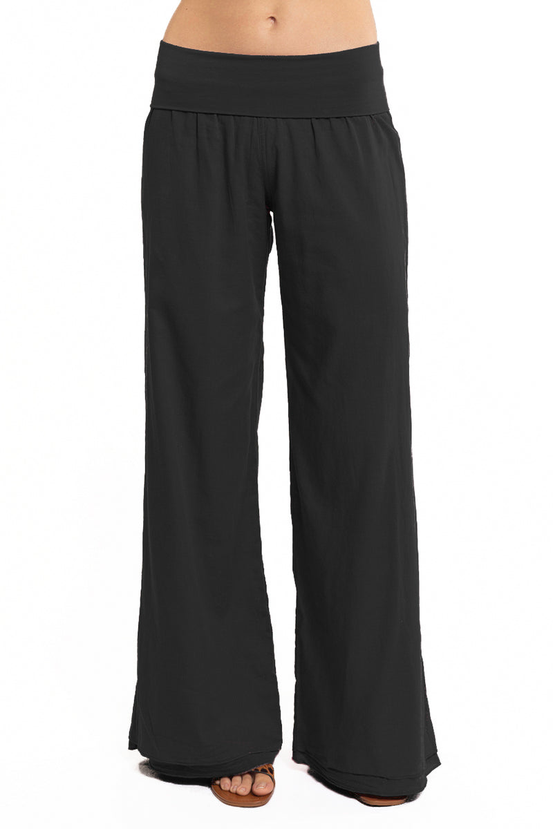 Hard Tail forever - Double Layered Voile Pant (VL-29, Black