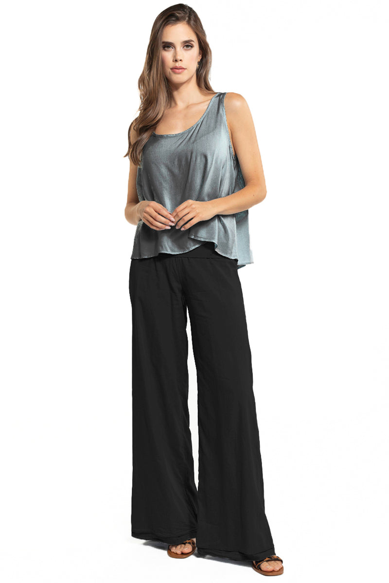 Rolldown Double Layer Voile Pant