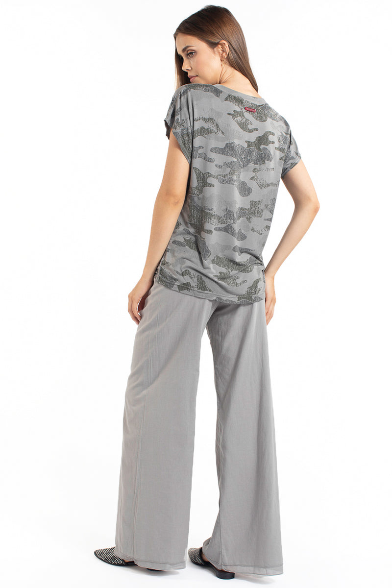 Rolldown Double Layer Voile Pant