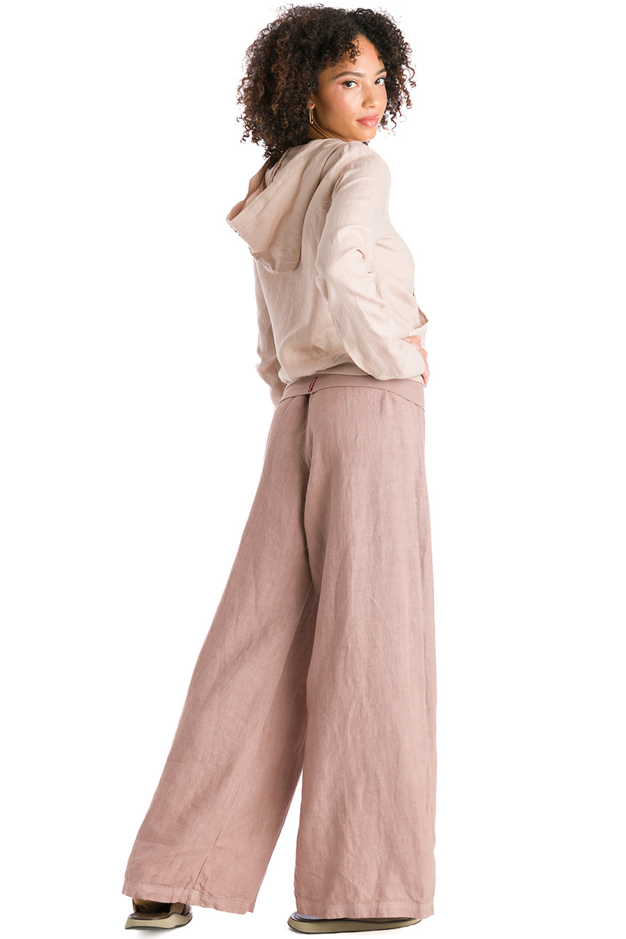 Hard Tail Forever Heavy Linen Rolldown Sweeper Pants - Mauve - XL - 2024 ❤️  CooperativaShop ✓