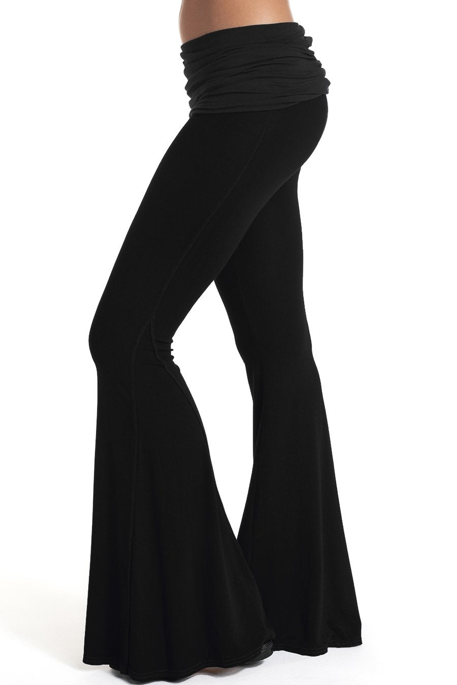 Hard Tail Forever Contour Rolldown Wide Leg Pants - Dark Charcoal