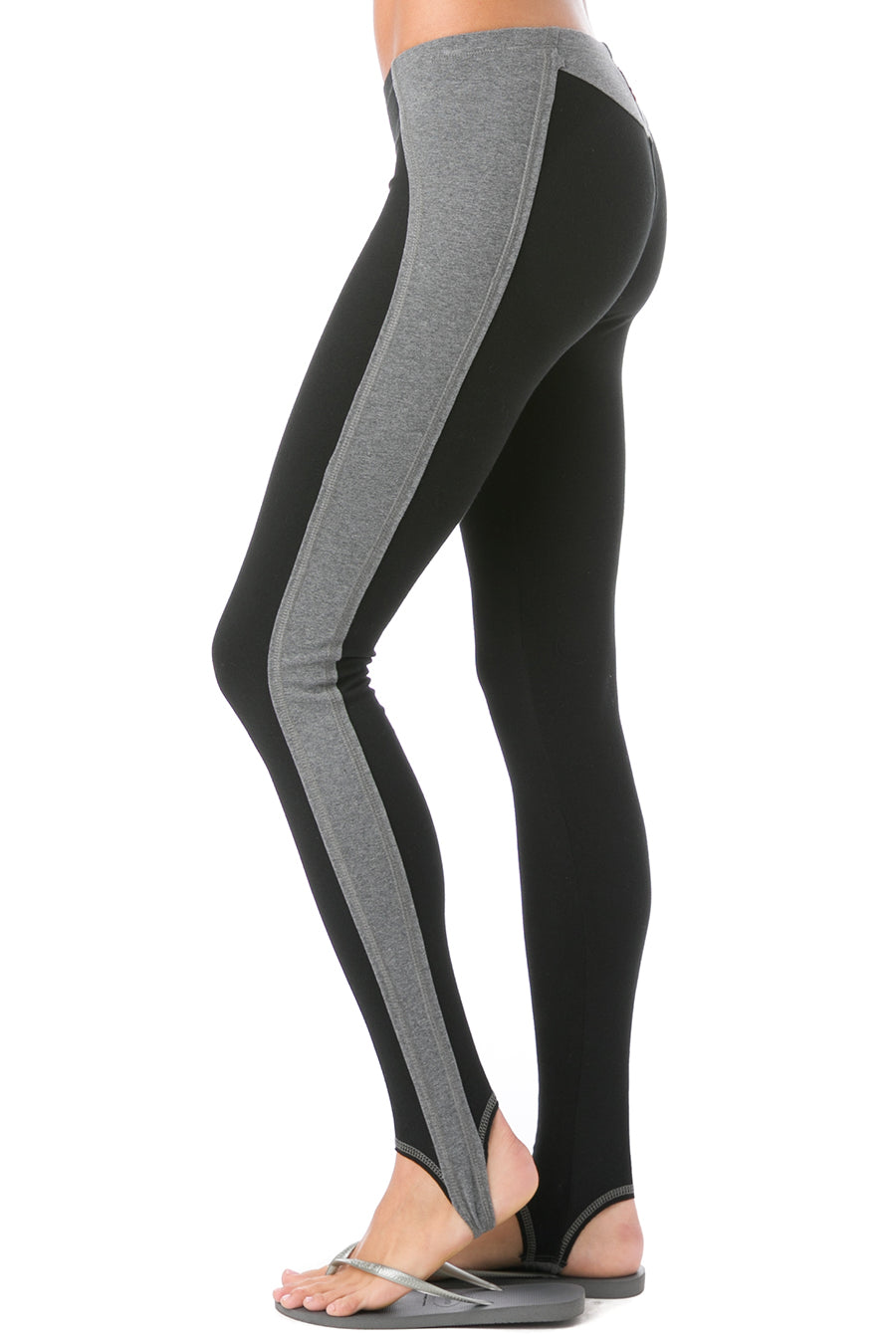 Hard Tail Forever Color Blocked Side Saddle Stirrup Legging