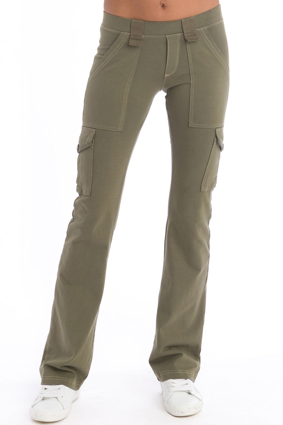 HardTail Rolldown Bootleg Pant - Olive in 2023