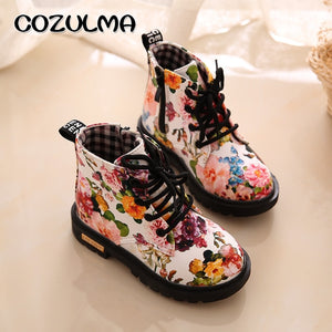 kids floral boots