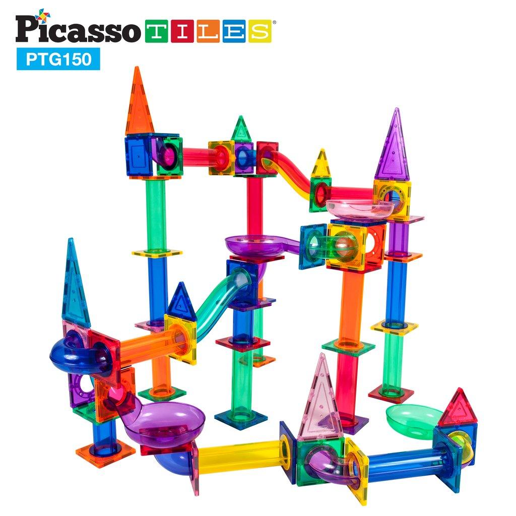 picasso tiles magnetic marble run set