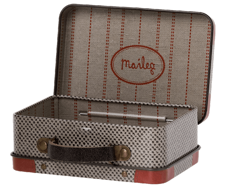 Suitcase, Metal - Grey Travel - Maileg USA