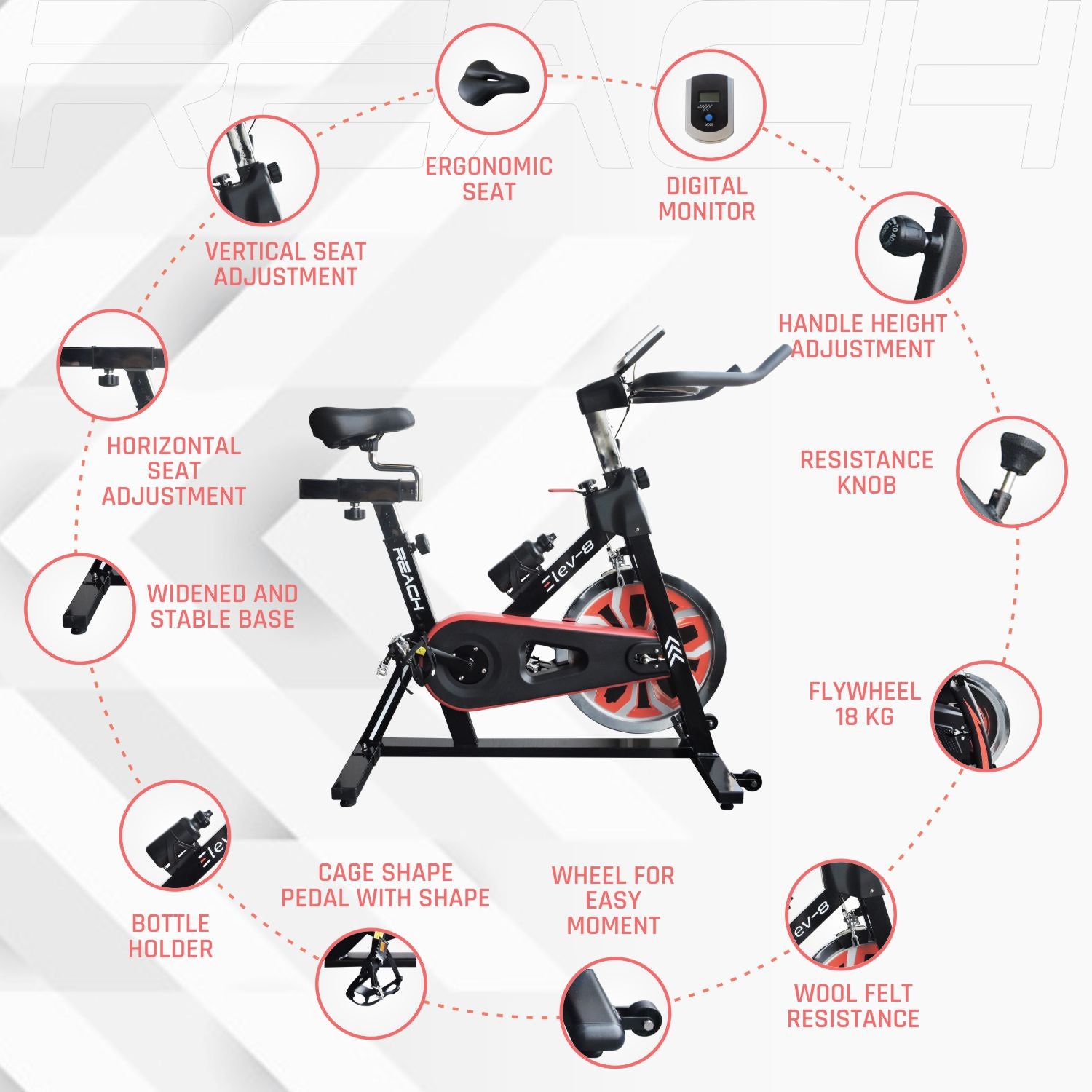 elev 8 spin bike