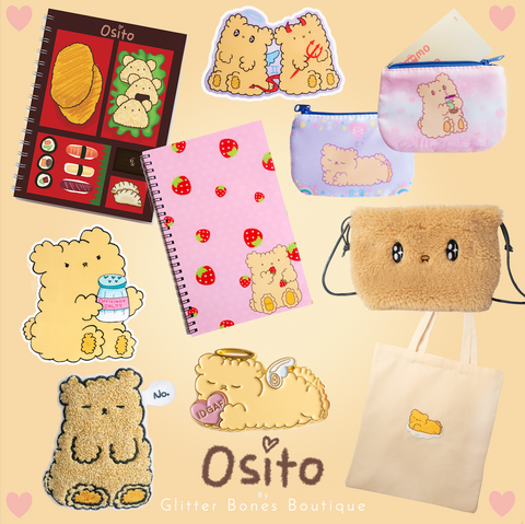 osito cute teddy bear notebooks purses angel teddy bear