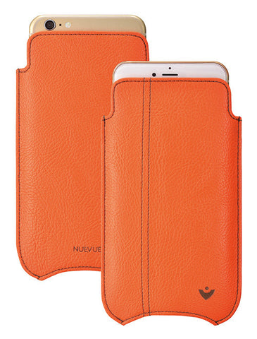 Iphone 12 Pro Max Case In Kumquat Vegan Leather Screen Clean Sanitize Nuevue Eu
