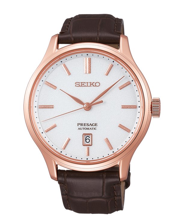 Seiko SRPD42J1 Zen Garden Automatic Presage Rose Gold Stainless Watch – W H  M Jewellers