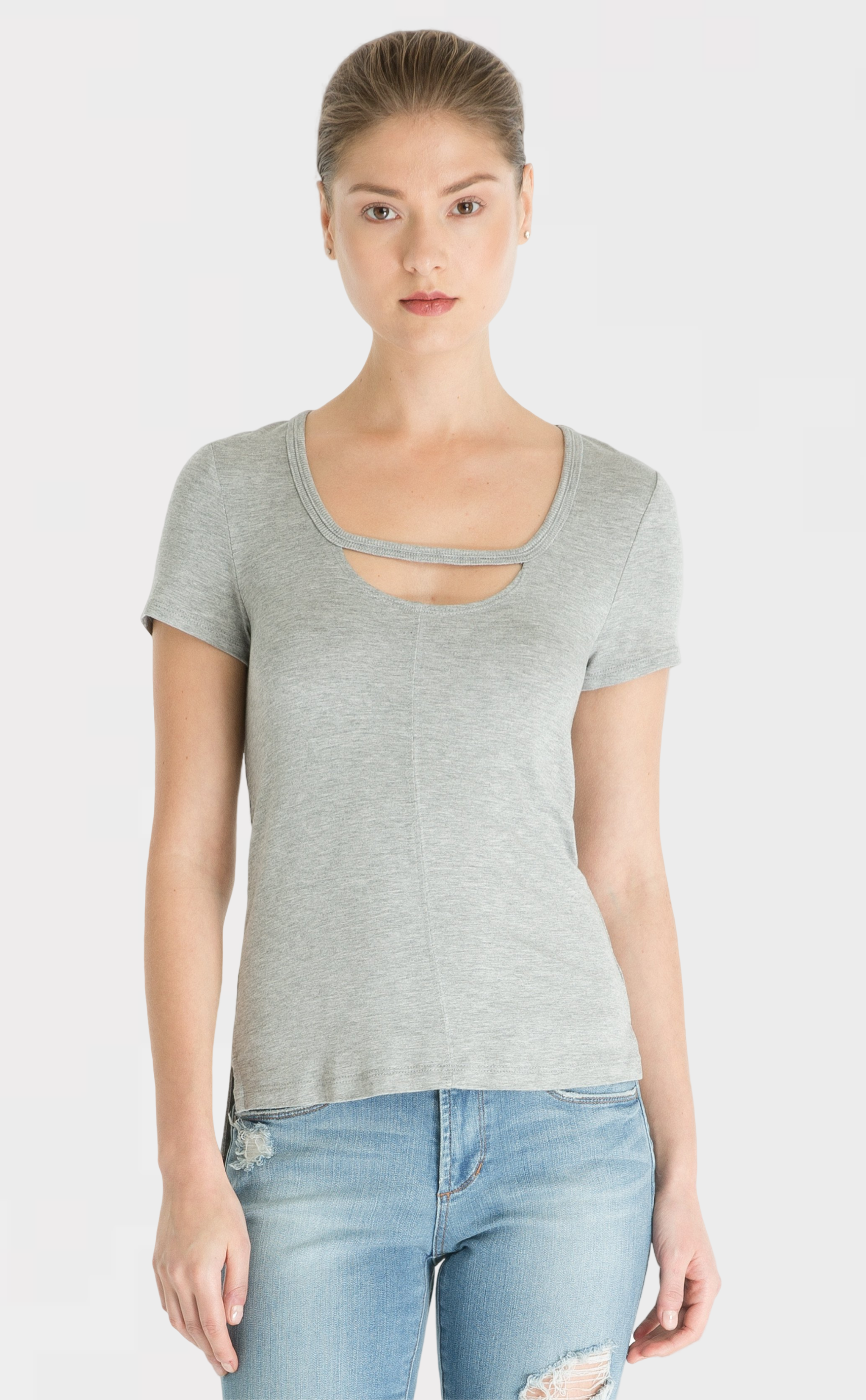 jewel neck top